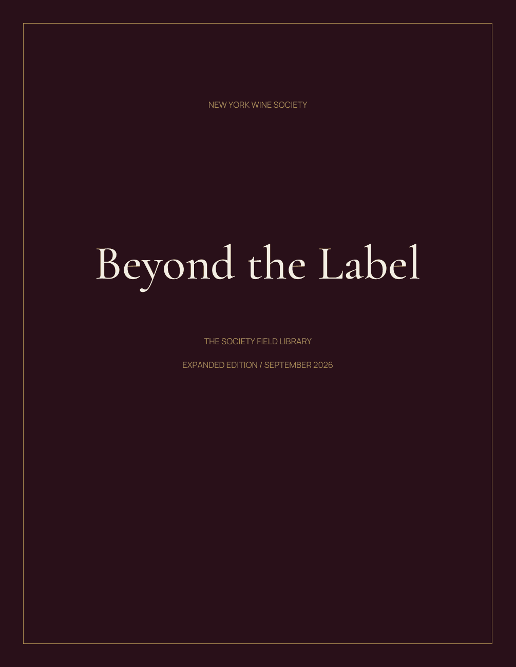Beyond the Label cover